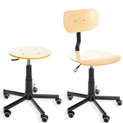 Krzesła i taborety warsztatowe