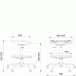 Taboret ergonomiczny Magnus, podstawa metalowa, z podnóżkiem
