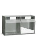 Zestaw 2 pojemniki uchylne 16,0l, 610 x 325 x 365 H mm - 2szt
