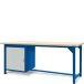 Stół ślusarski 2100 mm, 1 szafka S12