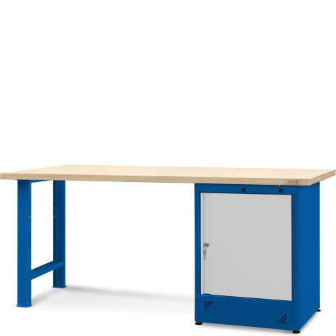 Stół warsztatowy 2100 mm, 1 szafka H11