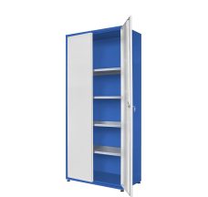 Szafa warsztatowa 1800h x 814 x 450mm, z półkami ocynkowanymi