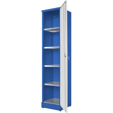 Szafa warsztatowa 1950 x 455 x 450 mm, z półkami ocynkowan