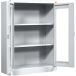 Szafa metalowa na akta 1220h x900 x420mm, drzwi witrynowe