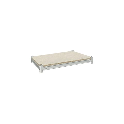 Półka ze wspornikami do regału 800 x 800mm, z płyty wiórowej