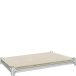 Półka ze wspornikami do regału 1000 x 600mm, z płyty wiórowej