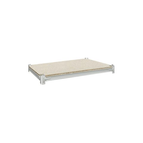 Półka ze wspornikami do regału 1200 x 400mm, z płyty wiórowej