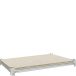 Półka ze wspornikami do regału 1200 x 400mm, z płyty wiórowej
