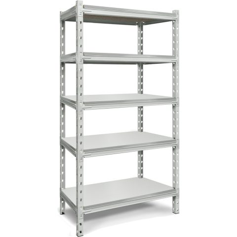 Regał półkowy laboratoryjny 2000h x 1200 x 800mm, półki laminowane
