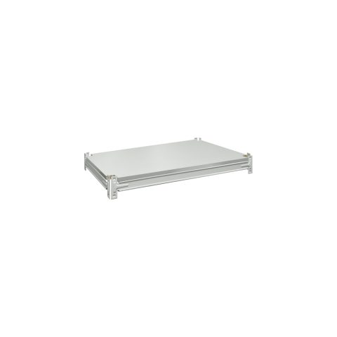 Półka ze wspornikami do regału 800 x 1000mm, z płyty laminowanej
