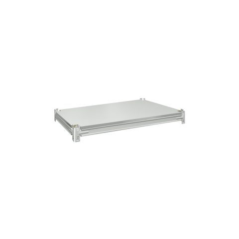 Półka ze wspornikami do regału 1000 x 400mm, z płyty laminowanej