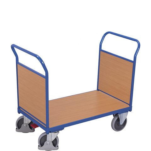 Wózek naładowny platformowy 2-burtowy 1000x700, 500kg, wypełnienie z płyty