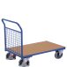 Wózek platformowy 1-burtowy 1200 x 800, 500kg, wypełnienie z siatki
