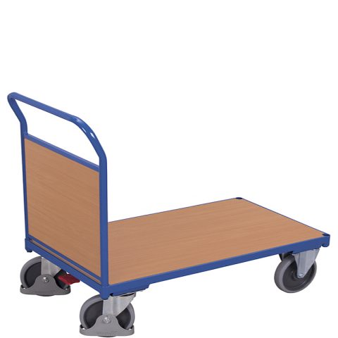 Wózek platformowy 1-burtowy 1200 x 800, 500kg, wypełnienie z płyty