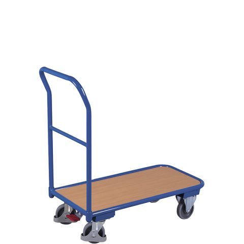 Wózek magazynowy  1-burtowy 850 x 450, 200kg, z poprzeczką