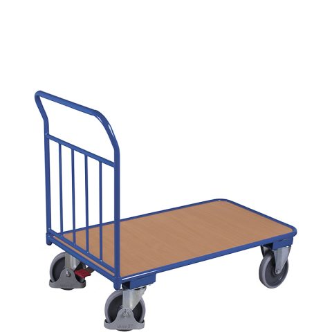 Wózek magazynowy 1-burtowy 1000 x 700,  400kg, wypełnienie z rurek