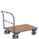 Wózek magazynowy 1-burtowy 1200 x 700, 400kg, z poprzeczką