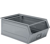 Pojemnik magazynowy metalowy rozmiar 5, z dwoma drążkami