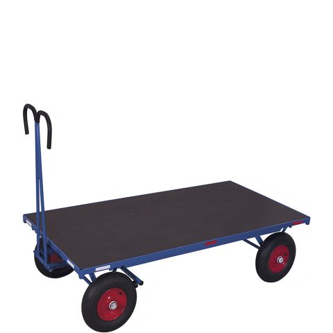 Wózek transportowy z dyszlem 1600x800mm, bez burt