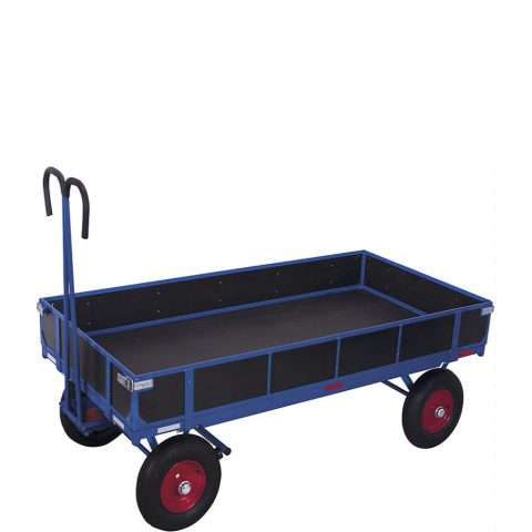 Wózek transportowy z dyszlem 1600x800mm, z burtami