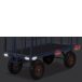 Wózek transportowy z dyszlem 2000x1000mm, 2 burty rurkowe