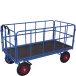 Wózek transportowy z dyszlem 2000x1000mm, 4 burty rurkowe