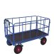 Wózek transportowy z dyszlem 1600x800mm, 4 burty rurkowe