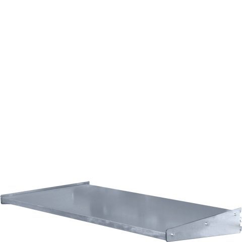 Półka do zawieszania na listwach, 820x235mm, ocynkowana