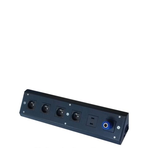 Listwa zasilająca, 4 gniazda 230V, 1 gniazdo USB, 1 końcówka powietrza bezpieczna