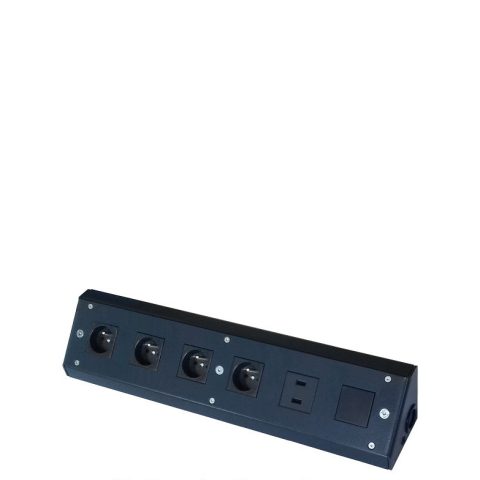 Listwa zasilająca, 4 gniazda 230V, 1 gniazdo USB