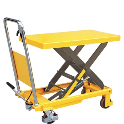 Wózek platformowy podnośny 500kg, 900h x 855 x 500mm