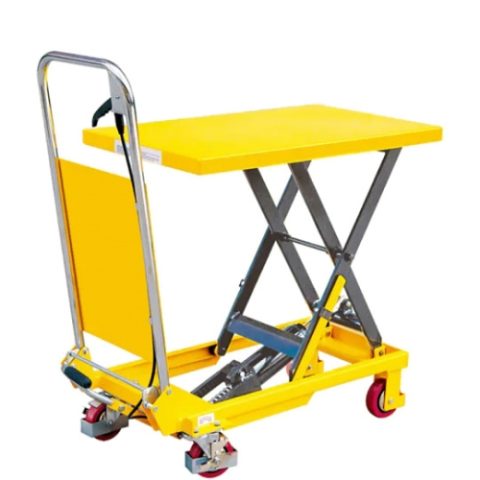 Wózek platformowy podnośny 150kg, 740h x 700 x 450mm
