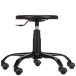 Taboret przemysłowy PUR, podstawa metalowa