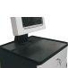 Szafa na komputer do monitora LCD, otwarta komora, na stopkach