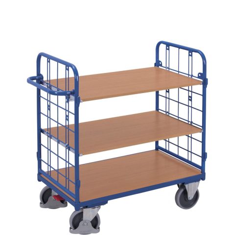 Wózek pięrtowy niski 1000x600mm, 500kg, 2półki