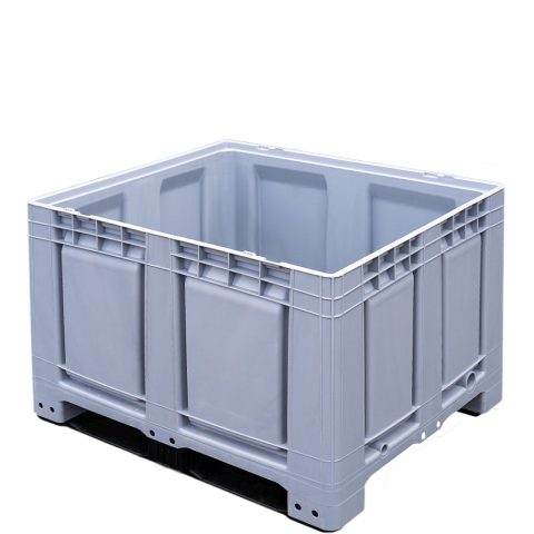 Skrzyniopaleta  1200 x 800 x 805mm, pełna, 2 płozy