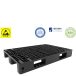 Paleta plastikowa ESD 1200x800mm, ażurowa, na 3 płozach