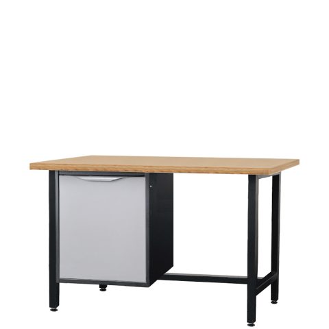 Stół roboczy 1500 mm, z szafką z półką
