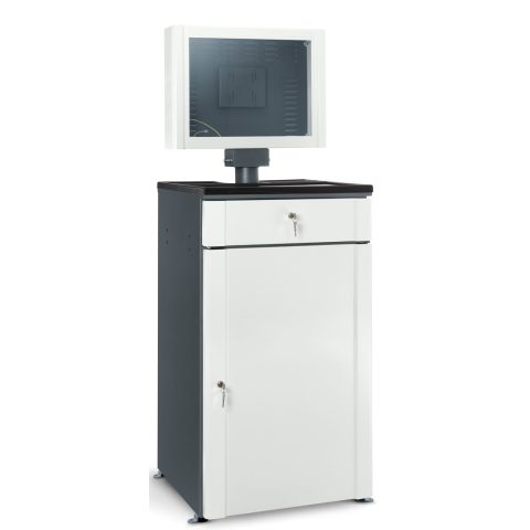 Szafa na komputer do monitora LCD, na stopkach