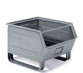 Pojemnik metalowy magazynowy rozmiar 5P4, na płozach