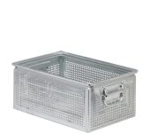 Skrzynka metalowa perforowana, rozmiar 4