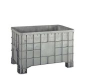 Skrzynia plastikowa 1000x640mm, 280l, na stopach
