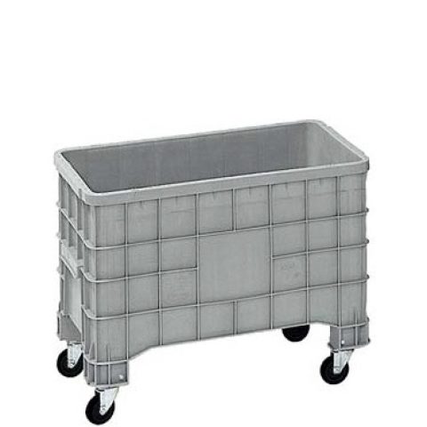 Skrzynia plastikowa 1000x640mm, 280l, na kółkach 