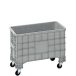 Skrzynia plastikowa 1000x640mm, 280l, na kółkach 