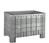 Skrzynia plastikowa 1200x800mm, 520l, na stopach