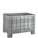 Skrzynia plastikowa 1165x790mm, 520l, na stopach