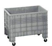 Skrzynia plastikowa 1200x800mm, 520l, na kółkach