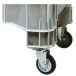 Skrzynia plastikowa 1200x800mm, 520l, na kółkach