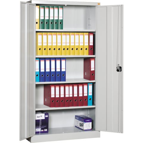 Szafa biurowa metalowa Standard 1920h x1000 x420mm, drzwi uchylne