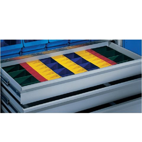 Zestaw kuwetek do szuflady 1200x500-600mm